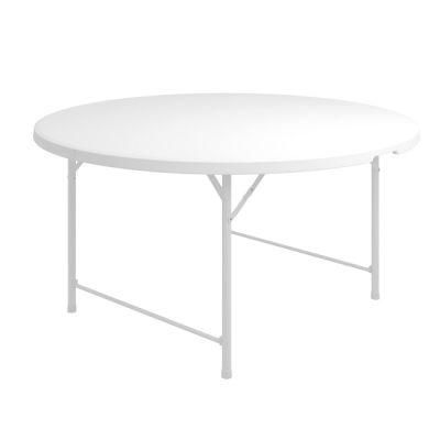 60inches Plastic Banquet Round Folding Table for Dining Events Party