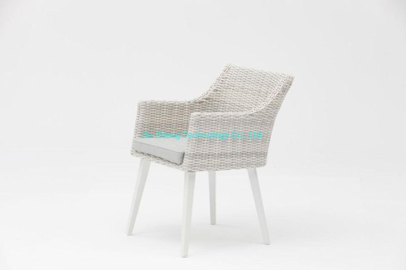 Hote Modern Aluminium Table Foshan Factory New Design Rope Chair Outdoor Leisure Garden Outdoor Furniture Set