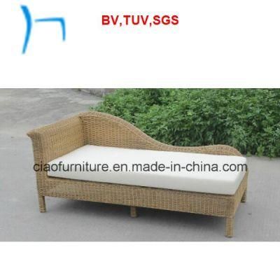 F -Single Rattan Sun Lounge Garden Furniture Lounge