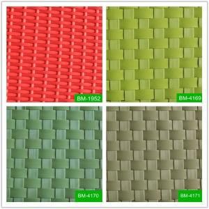 Popular Style Different Shapes Bright Colored HDPE Rattan Resin Material for Indoor and Outdoor Furniture
