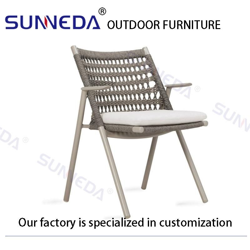 Home Garden Rain Proof Big Practical Useful Teak Wood Leg Sofa