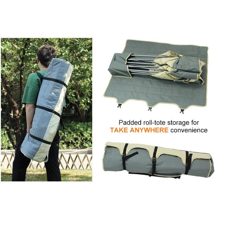2020 New Design Cotton Double Folding Chair with Arm