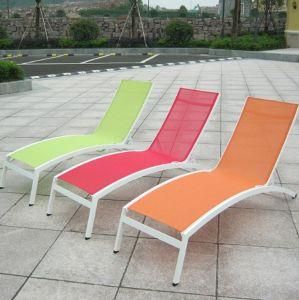 Uplion Beach Lounge Chair Outdoor Pool Side Aluminum Sunbeds Patio Leisure Sun Lounger