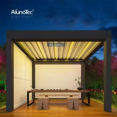 Top Parts Structure Size 3.5X3.5 Aluminum Frame Louver Pergola for Dinning Deck Cover