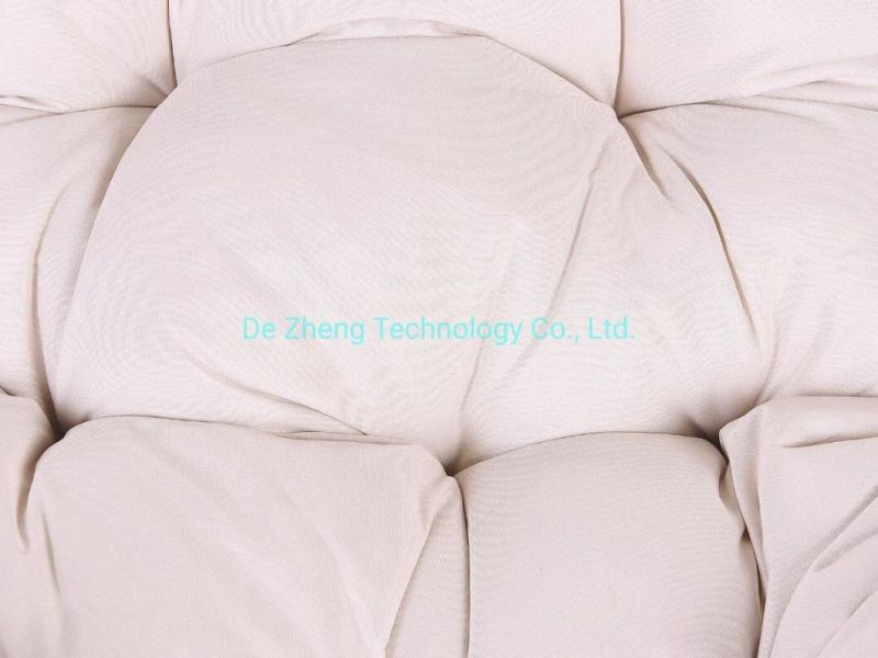 Modern Bird Nest Shape Patio Swing Hanging Chair PE Rattan Indoor Swing