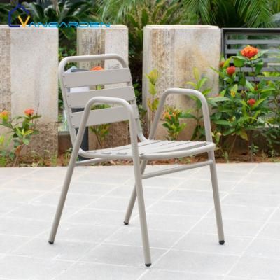 Wholesale Aluminum Metal Outdoor Dining Chair Modern