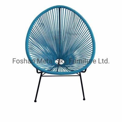 Metal Rattan Outdoor Restaurant Furniture Leisure Acapulco Lounge Chair