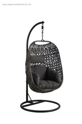 Outdoor Hanging Basket Chair Rattan Swing Bird&prime;s Nest Balcony Rocking Chair Home Leisure Chair