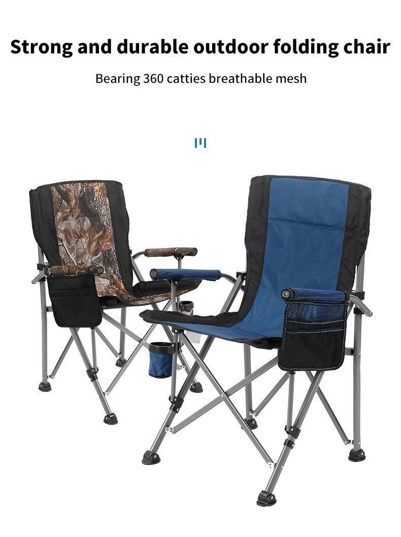 Jetshark Outdoor Glamping Furniture Portable Aluminum Collapsible Travel Hiking Folding Camping Chair