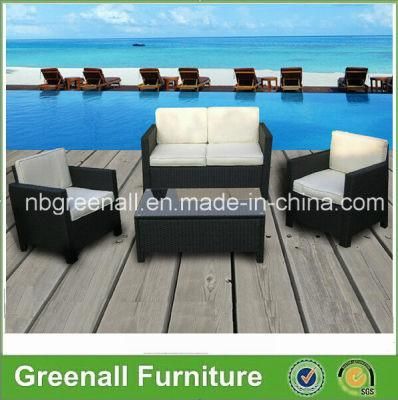 4PCS Kd Style Rattan Wicker for Outdoor Conservatory Home Hotel Sofa Set Furniture