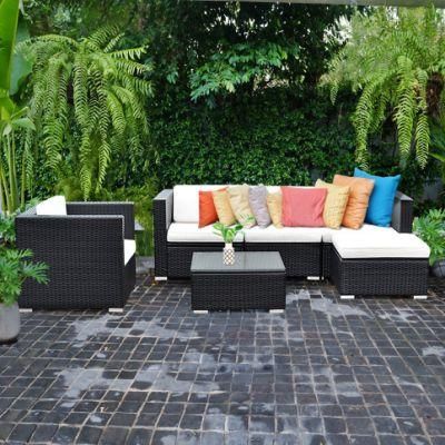 Wholesale Rattan Wicker Furniture Sets Sectional Sofa with Cushion