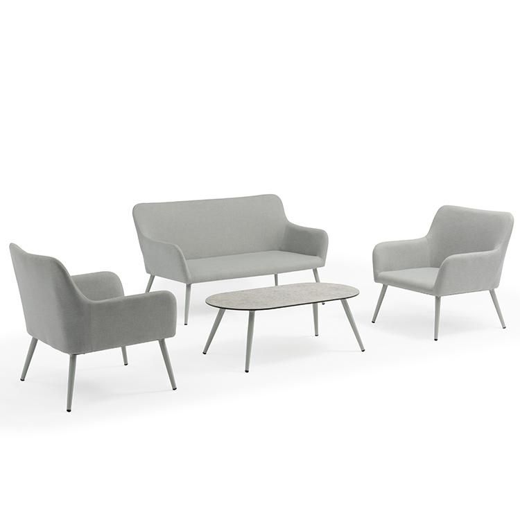 Home Use Aluminium Modular Lounge Sofa Sunbed Set Patio Furniture for Garden