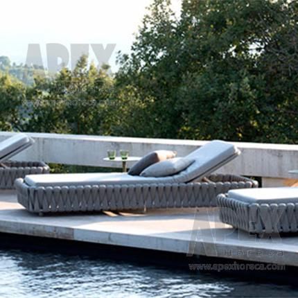 Outdoor Garden Patio Bistro Morden Beach High Quality Sun Lounger