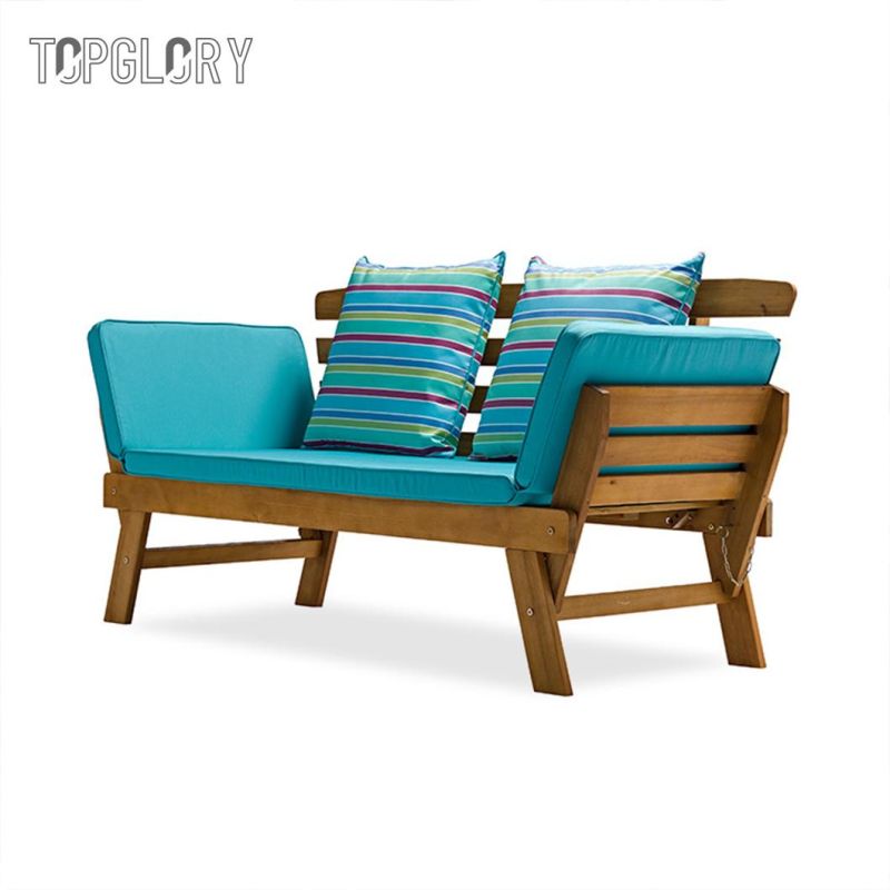 Good Quality Hot Sale Modern Garden Outdoor Furniture Wooden Sofa