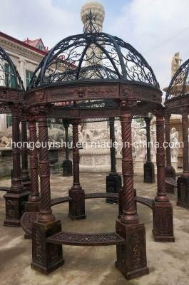 Cast Iron Gazebo Dome Structure for Garden Decoration