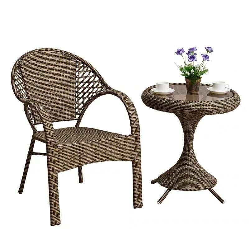 Genuine Outdoor Garden Furniture Wicker Base Swing Rattan Chair