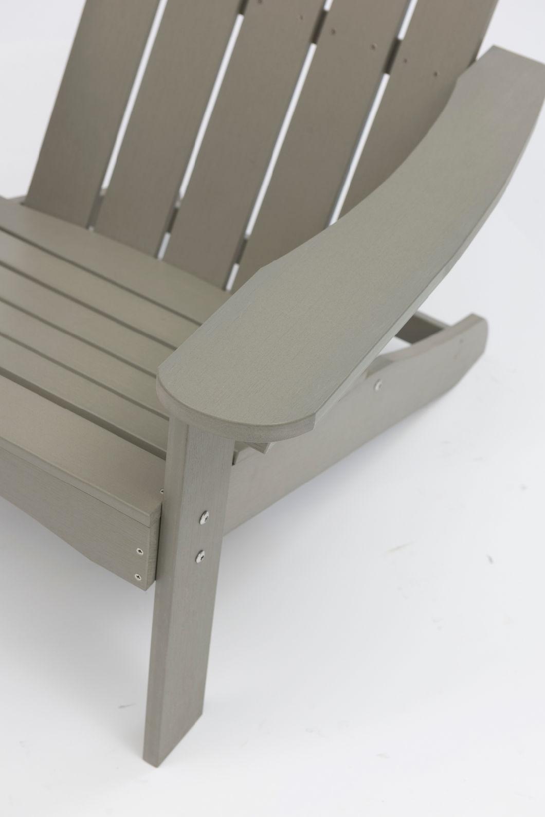 Wholesale Outdoor Sillas Exterior Poly Chair Lawn Set Monoblock Adirondack Armchair Gray Plastic Wood Reclining Garden Chairs