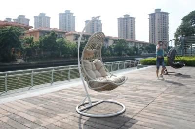 Low Price 150kg Metal OEM Foshan Hammock Rattan Room Chair Pod Swing