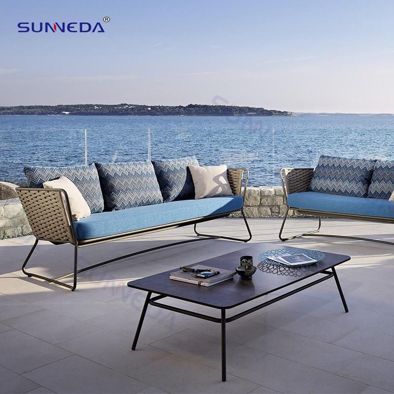 Outdoor Garden Furniture Luxury Modern Leisure Sofa Set