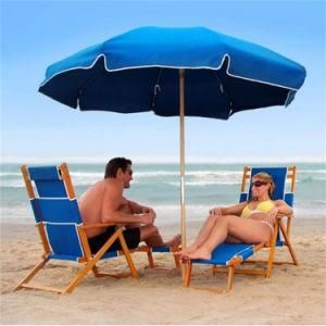 Hot Sale Beach Bed Wood Beach Chair Folding Sun Beach Bed Lounger