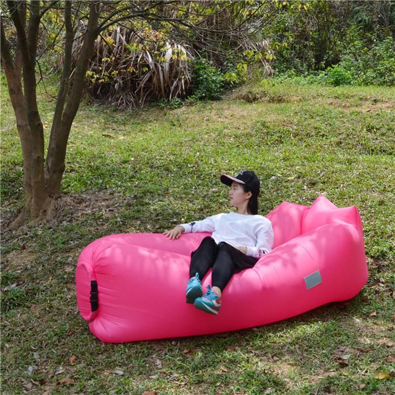 Camping Bed Inflatable Lounger Sofa Waterproof Beach Travel Portable Outdoor Recliner with Filler Sleeping Accessories Windbag Hammock Folding Chair Wbb15312