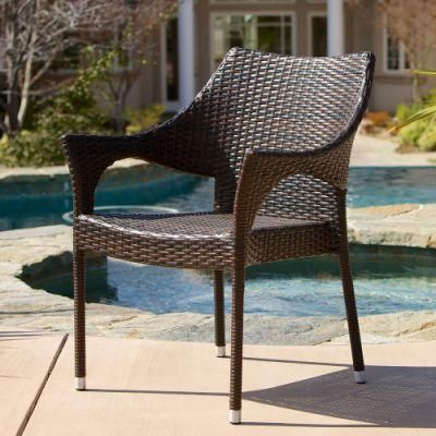 Factory Wholesale Waterproof and UV Resistance Garden Outdoor Bistro Furniture Rattan Chair