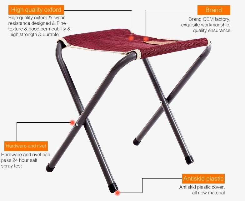 Hardware and Rivet Pass Salt Spray Camping Folding Chair
