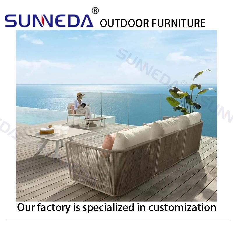 Rattan Lounge Corner Patio Combination Home Goods Outdoor Furniture Set
