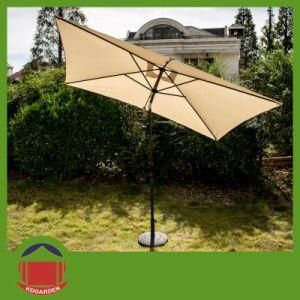 Steel Outdoor Patio Umbrella with Adjustable Head