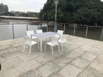 Unfolded OEM Customized Foshan Aluminum Set Outdoor Dining Furniture Sets
