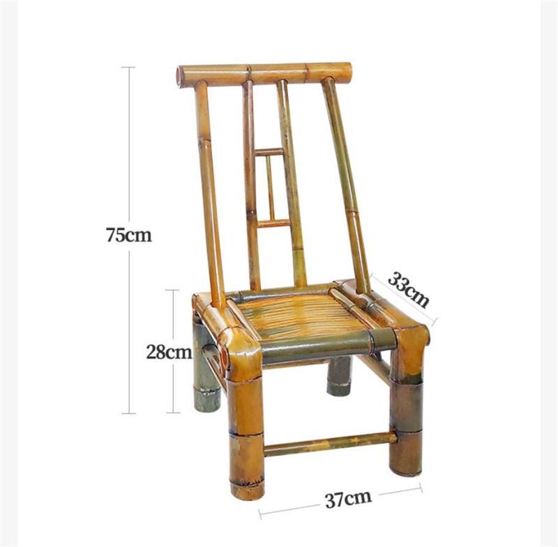 Handmade Bamboo Chair Woven Rattan Chair Bath Household Bamboo Furniture