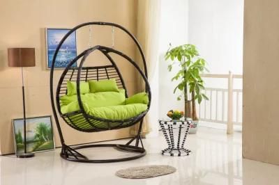 Cheap Price Foshan Rotary OEM Porch Swing Cane Double Hanging Egg Shape Chair