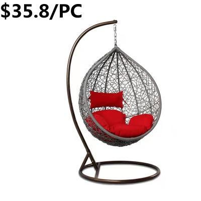 Colorful Outdoor Garden Indoor Patio Rattan Egg Hanging Swing Chair