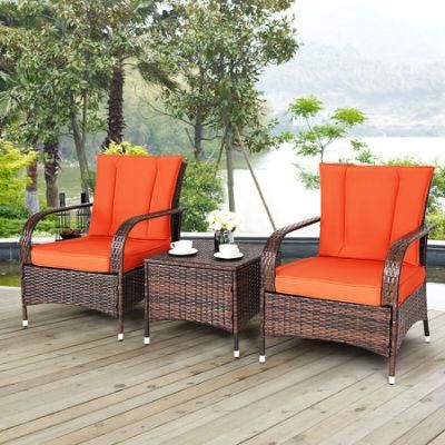 Made in China 2021 Hot Selling Outdoor Garden Table Rattan Sofa Set
