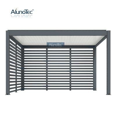 Arches Aluminum Garden Sunroom Pergola Canopy Manual Crank Louver Pergola Shade