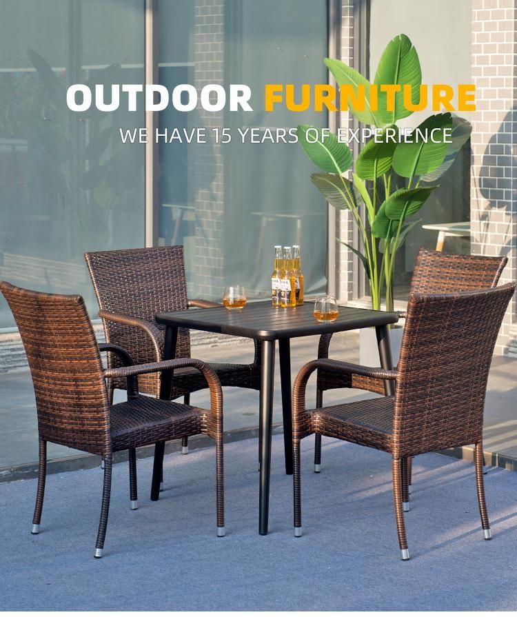 Outdoor Rattan Terrace Garden Leisure Chairs and Tables