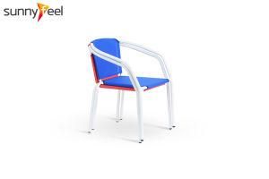 Outdoor Garden Furniture Textilene Colorful Stacking Chair