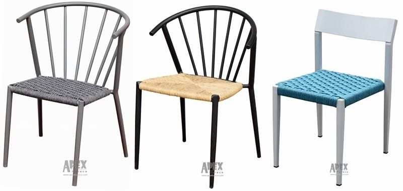 Hot Selling Restaurant Furniture Hotels Coffee Store Rope Chair