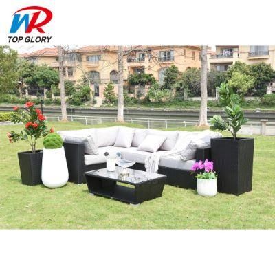 Modern Outdoor Exterior Patio Garden Home Hotel Villa Restaurant Leisure Corner Sofa Lounge Furniture