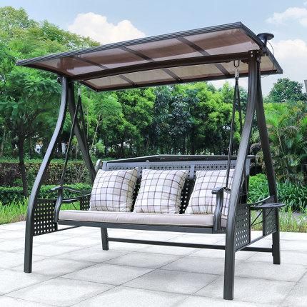 Outdoor Outdoor Swing Rocking Chair Garden Adult Double Hanging Chair Home Balcony Solar Iron Cast Aluminum