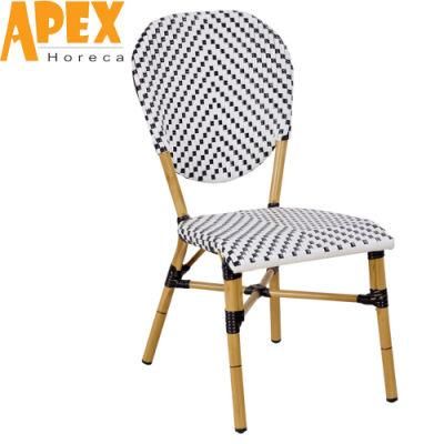 New French Bistro Stackable Dining Chair Furniture Set Cheap Wholesale