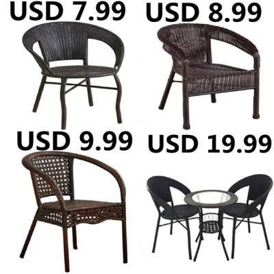 Garden&Outdoor Furniture New Design Stackable UV-Proof Wicker Rattan Chair