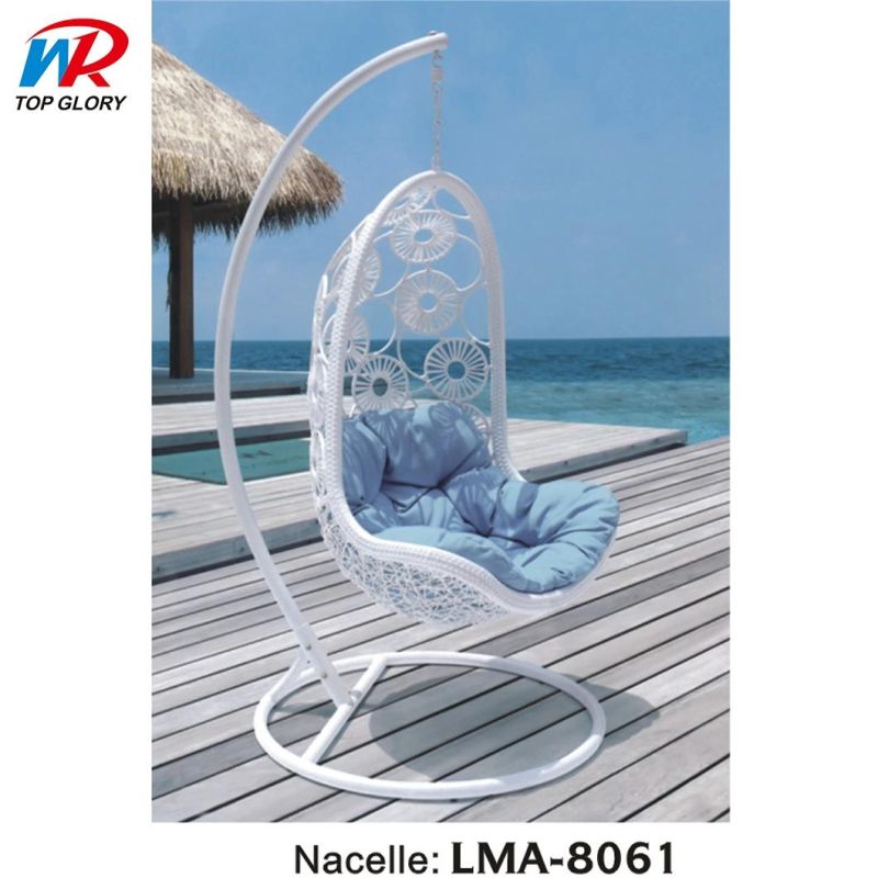 Garden Rattan Wicker Patio Egg Hammock Outdoor Swing Hanging Chair