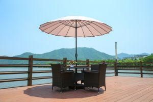 Hot Sale 10FT 18 Ribs Home Products Outdoor Furniture Parasol Garden Fiberglass Crank Beach Umbrella