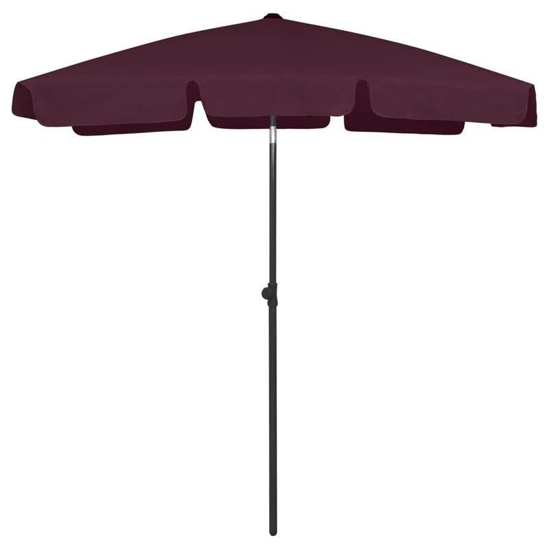 OEM Outdoor Garden Beach Promotional Patio Umbrella Round Aluminum Parasol