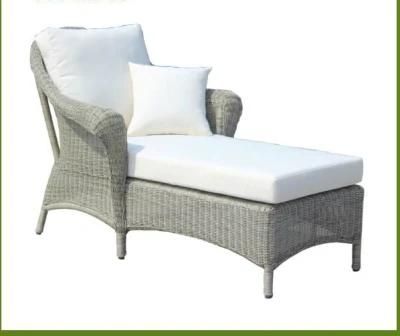 High Quality Rattan Furniture Outdoor Wicker Chaise Lounge (CF1041)