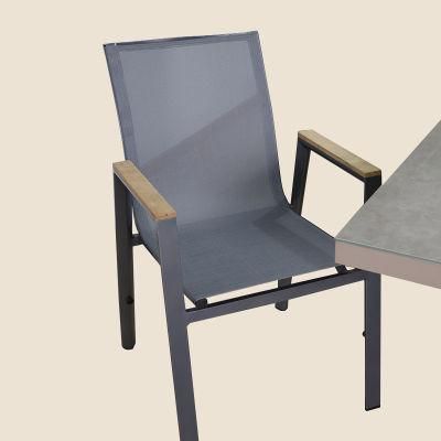 Manufacture Hotel New OEM Foshan Rattan Furniture Modern Garden Chair Outdoor Table