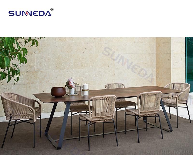 Popular Leisure Dining Sets Outdoor Garden Webbing Chair