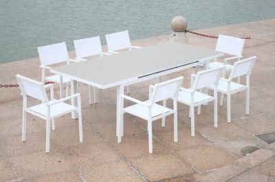 Room Metal OEM Outdoor High Top Set Extensible Dining Table
