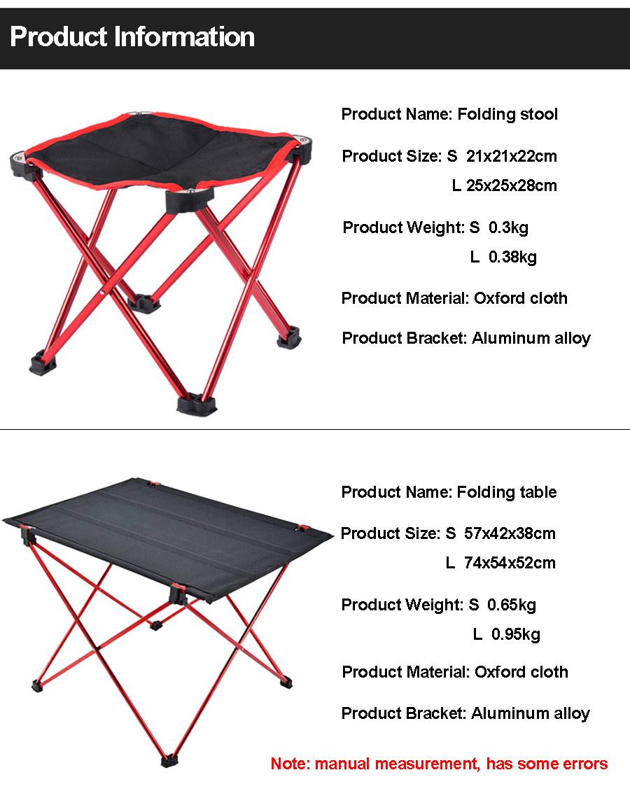 Outdoor Portable Folding Table Camping Picnic Stand Table